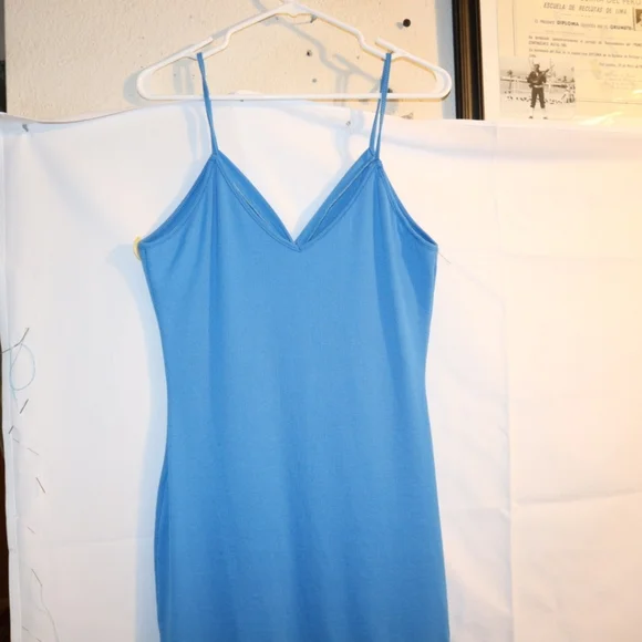 SNDYS REVOLVE Georgie Dress in Marlin Blue Size XL Stretch Sexy - Picture 10 of 13
